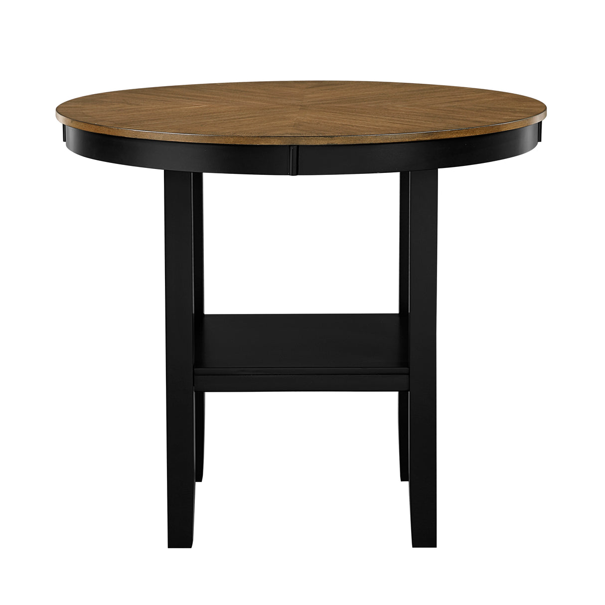 Tyler Black/Brown 5-Piece Counter Height Set from Homelegance - Luna Furniture