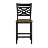 Tyler Brown/Black Bench from Homelegance - Luna Furniture