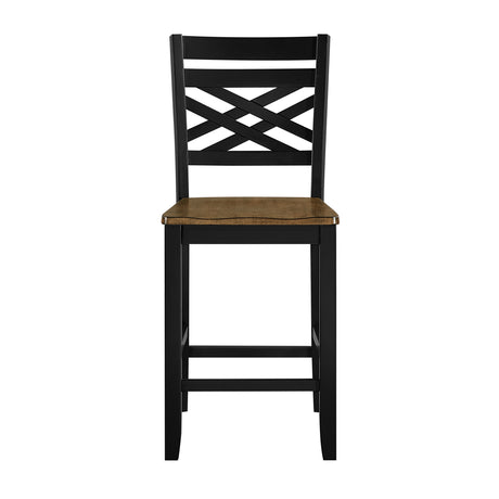 Tyler Brown/Black Bench from Homelegance - Luna Furniture