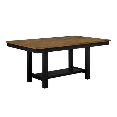 Tyler Black/Brown 5-Piece Dining Room Set from Homelegance - Luna Furniture