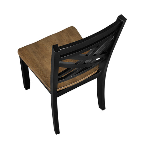 Tyler Black/Brown 65" Dining Room Set from Homelegance - Luna Furniture