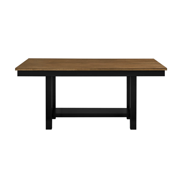 Tyler Brown/Black Dining Table