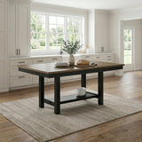 Tyler Brown/Black Dining Table from Homelegance - Luna Furniture