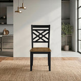 Tyler Brown/Black Side Chair, Set of 2 from Homelegance - Luna Furniture