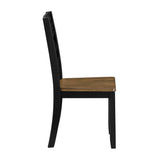 Tyler Brown/Black Side Chair, Set of 2 from Homelegance - Luna Furniture
