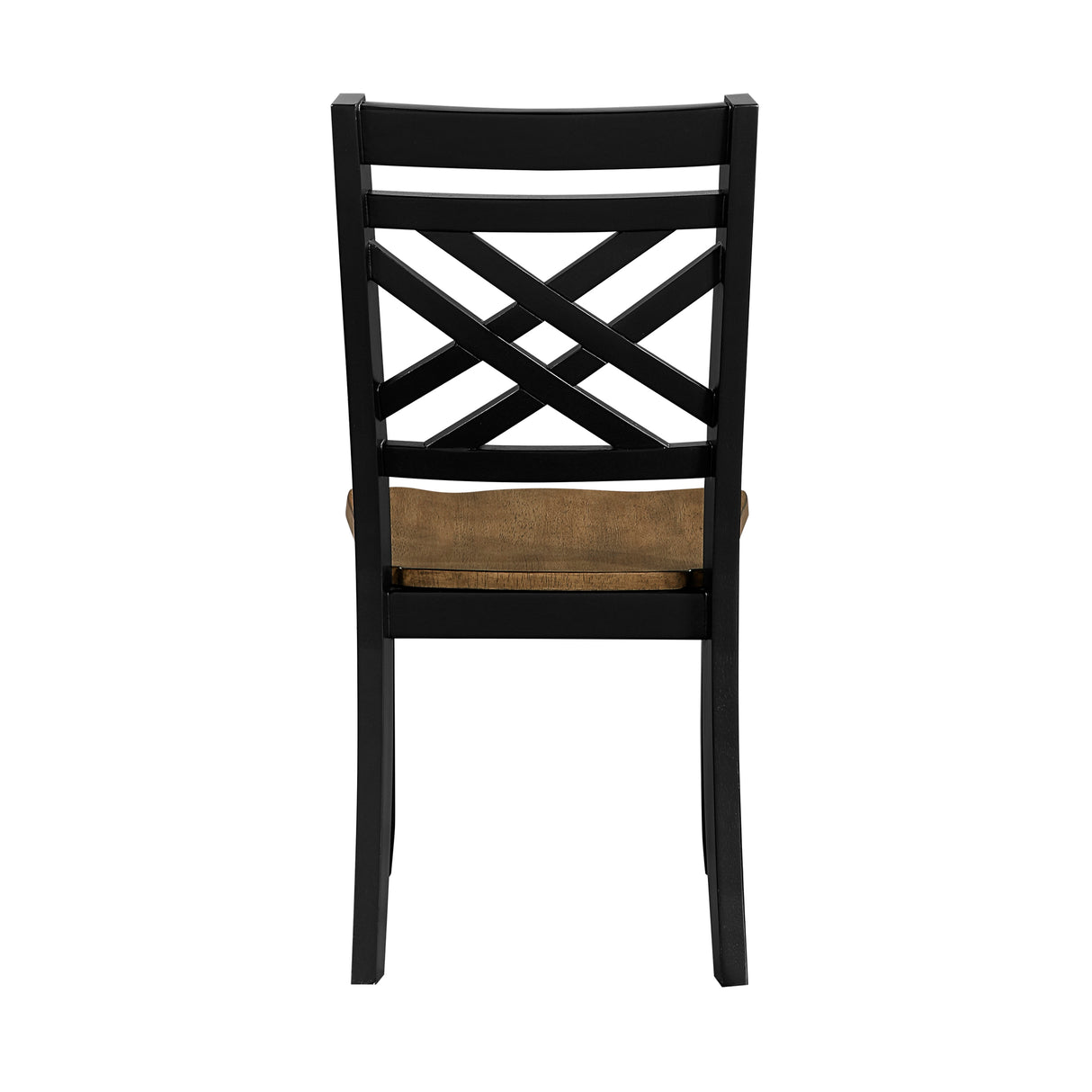 Tyler Brown/Black Side Chair, Set of 2 from Homelegance - Luna Furniture