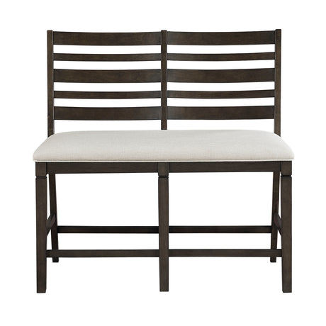 Victoria Espresso/Beige 6-Piece Counter Height Set from Homelegance - Luna Furniture