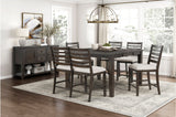 Victoria Espresso/Beige Counter Height Set from Homelegance - Luna Furniture