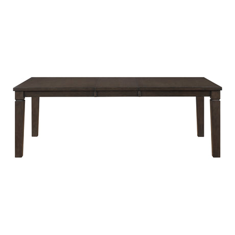 Victoria Espresso/Beige 6-Piece Dining Set from Homelegance - Luna Furniture