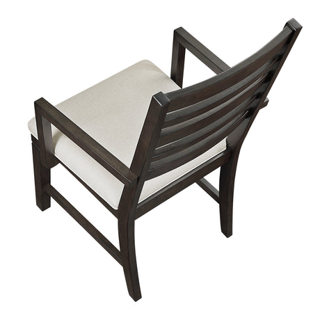 Victoria Espresso/Beige 6-Piece Dining Set from Homelegance - Luna Furniture