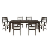 Victoria Espresso/Beige Dining Room Set from Homelegance - Luna Furniture
