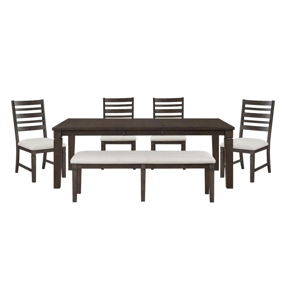 Victoria Espresso/Beige Dining Room Set from Homelegance - Luna Furniture