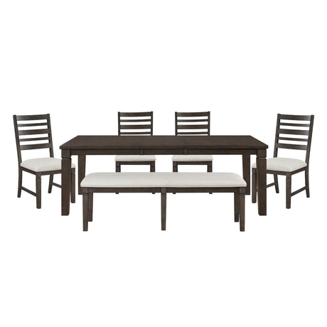 Victoria Espresso/Beige Dining Room Set from Homelegance - Luna Furniture