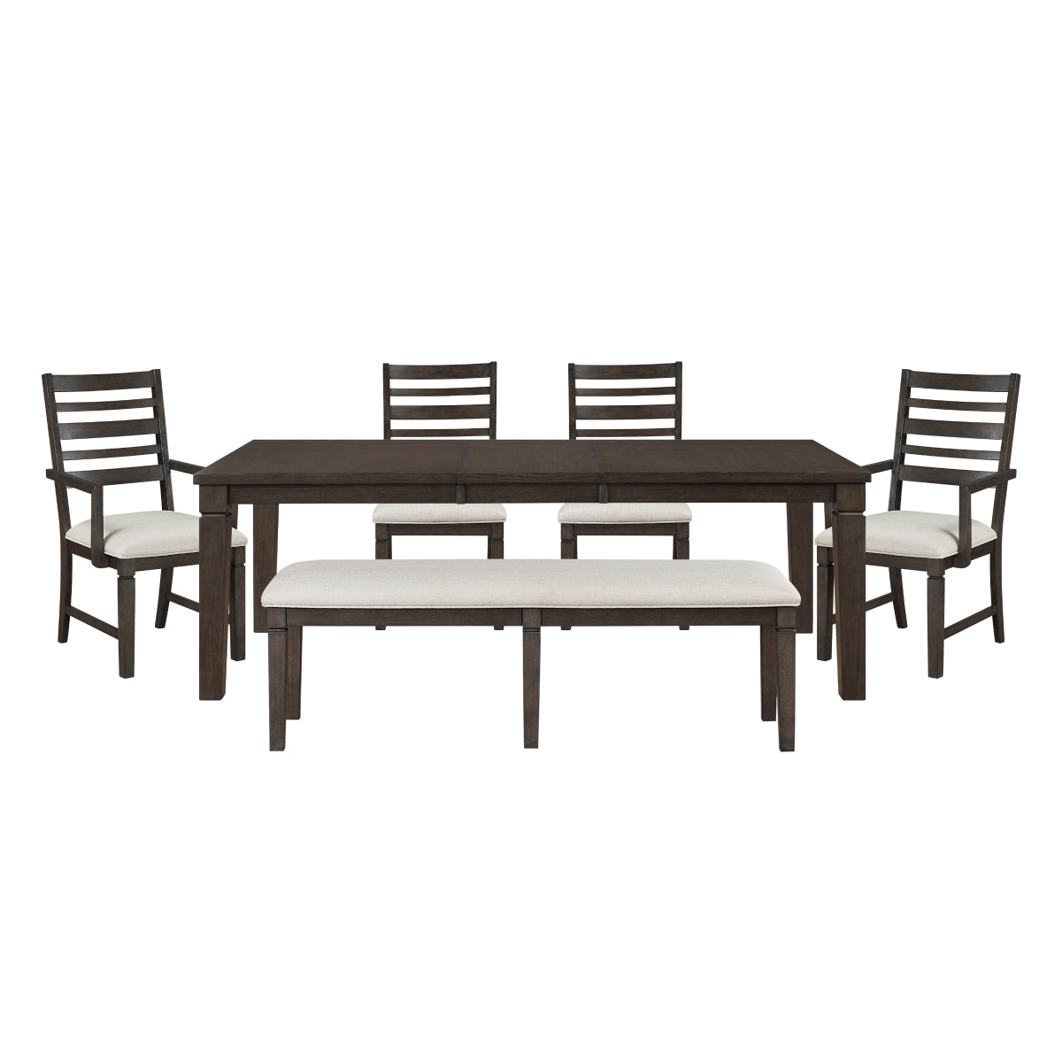 Victoria Espresso/Beige Dining Room Set from Homelegance - Luna Furniture