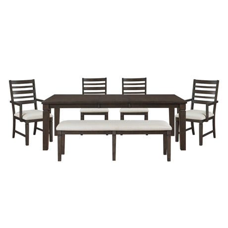 Victoria Espresso/Beige Dining Room Set from Homelegance - Luna Furniture