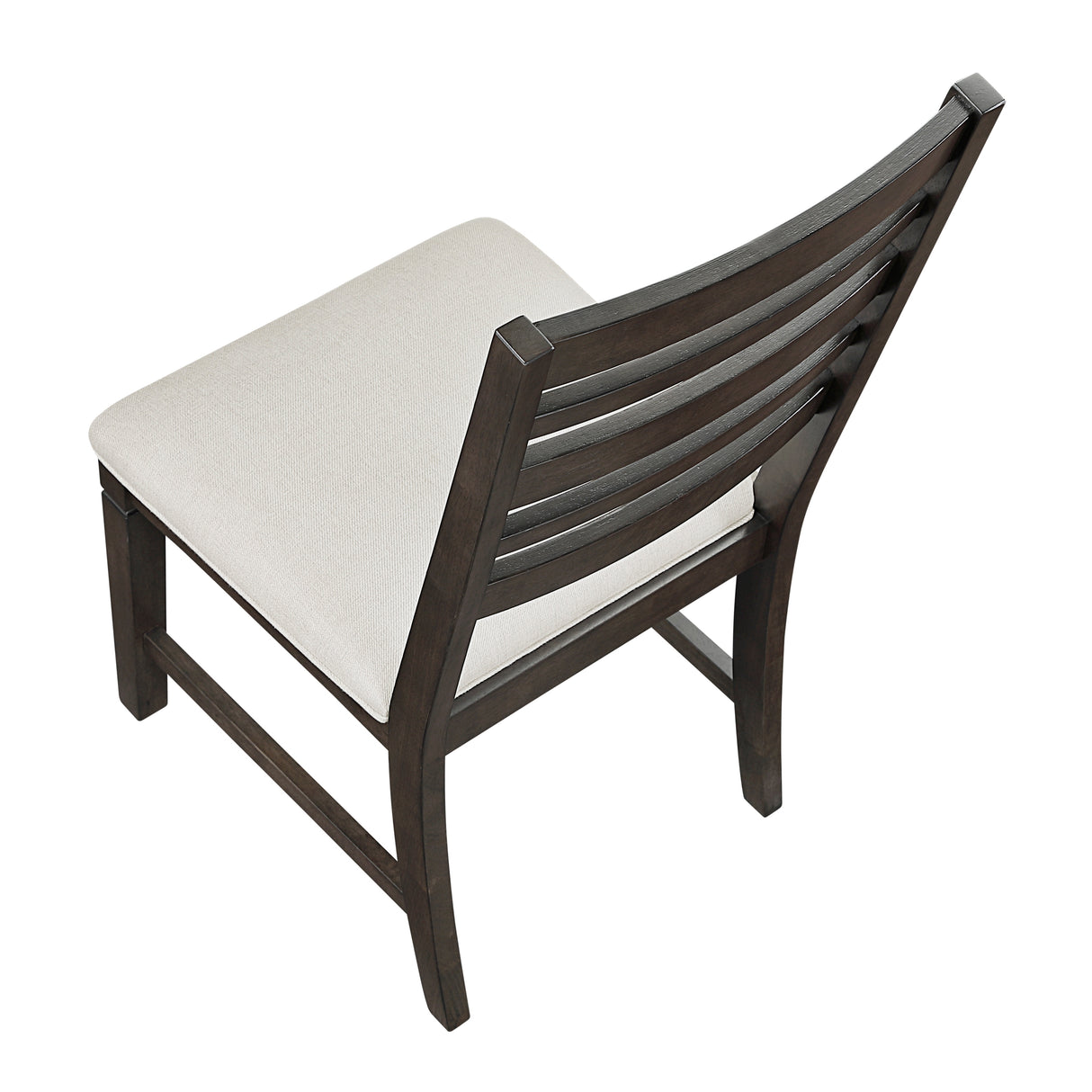 Victoria Espresso/Beige Upholstered Side Chair, Set of 2 from Homelegance - Luna Furniture