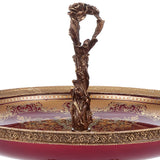 HD-6024 Bronze/Ruby Red/Gold Bowl from Homey Design - Luna Furniture