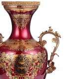 HD-6028 Bronze/Ruby Red/Gold Vase from Homey Design - Luna Furniture