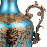 HD-6028B Bronze/Sapphire Blue/Gold Vase from Homey Design - Luna Furniture