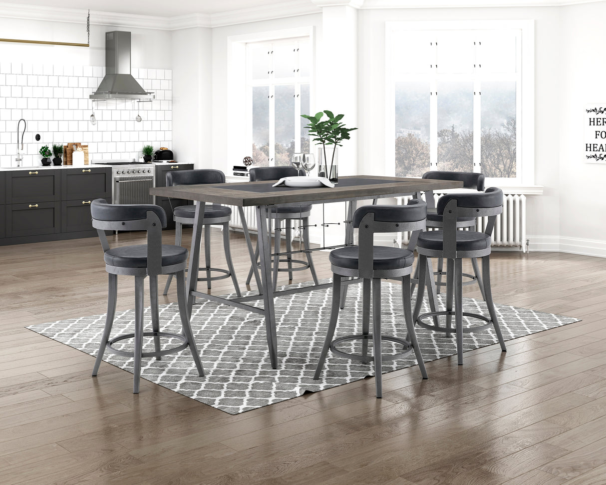 Canton Brown 5-Piece 48"Round Dining Room Set from Homelegance - Luna Furniture