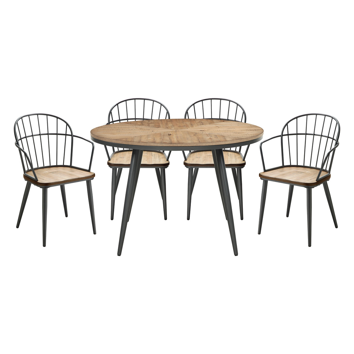 Canton Brown 48" Round Dining Table