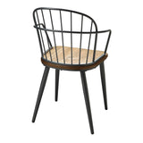 Canton Brown 5-Piece 48"Round Dining Room Set from Homelegance - Luna Furniture