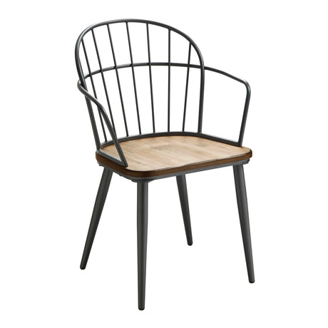 Canton Brown 5-Piece 48"Round Dining Room Set from Homelegance - Luna Furniture