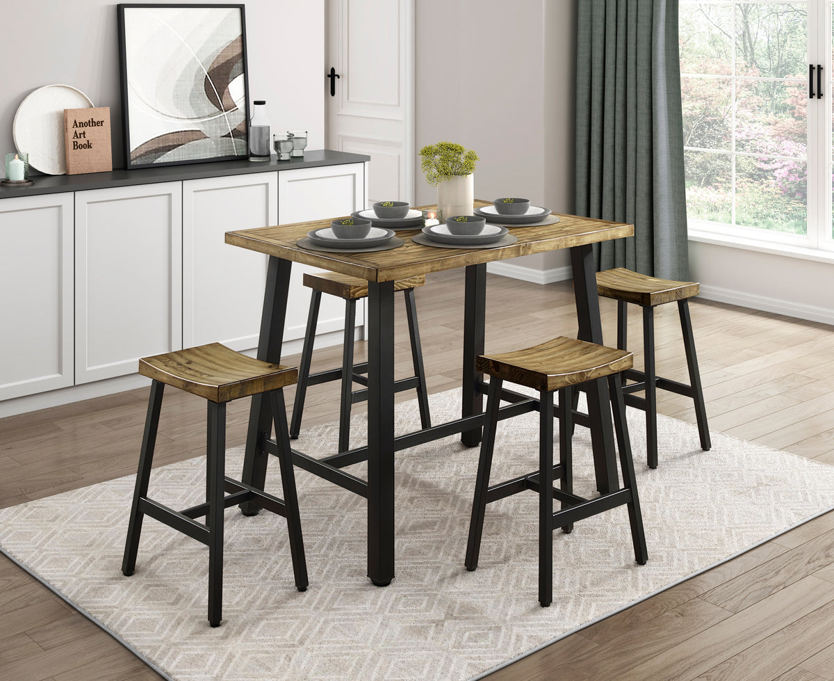 6032-24 COUNTER HEIGHT STOOL, Set of 4 from Homelegance - Luna Furniture