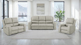 Brickston Gray Triple Power Swivel Glider Recliner from Coaster - Luna Furniture