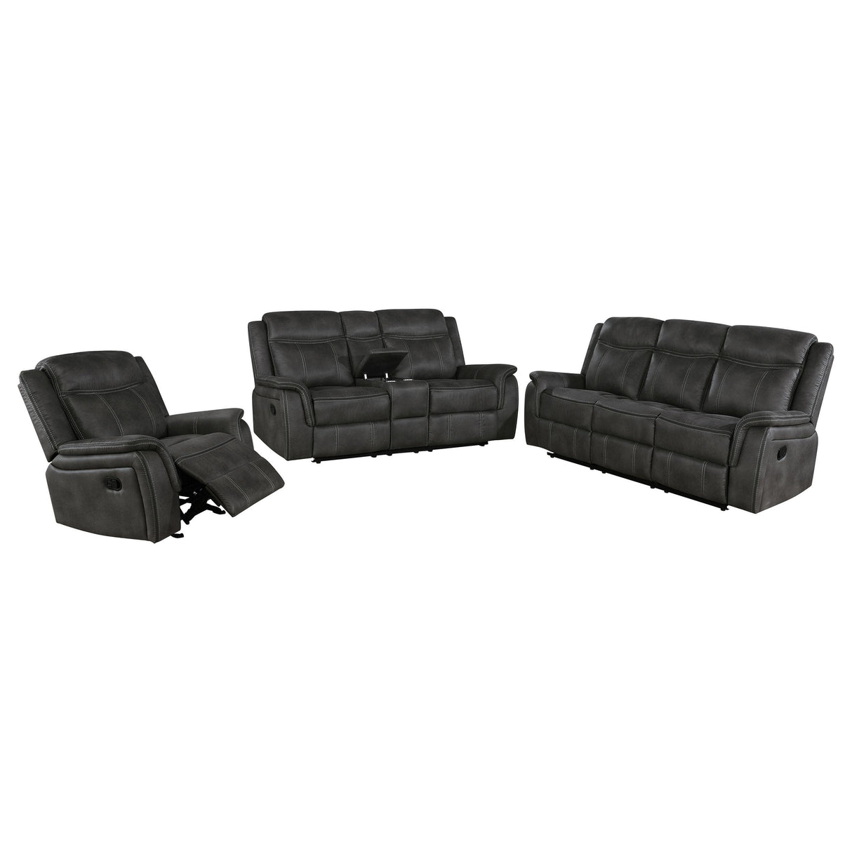 Lawrence Upholstered 3-Piece Tufted Living Room Set from Coaster - Luna Furniture