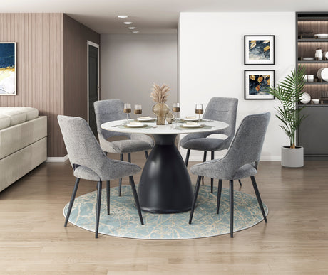 Thea Gray Side Chair, Set of 2 from Homelegance - Luna Furniture