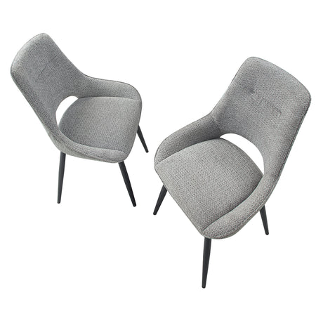 Thea Gray Side Chair, Set of 2 from Homelegance - Luna Furniture