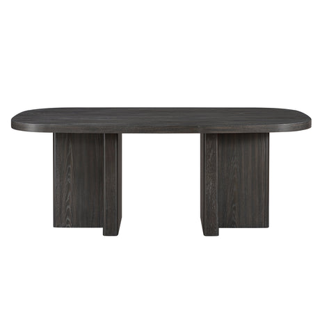 Marais Ebony/Orange Boucle Dining Set from Homelegance - Luna Furniture
