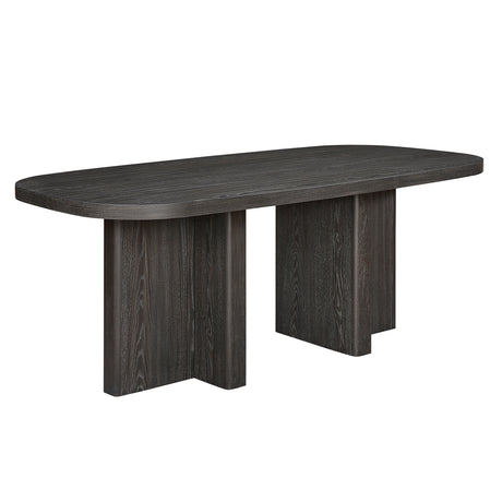 Marais Ebony/Orange Boucle Dining Set from Homelegance - Luna Furniture