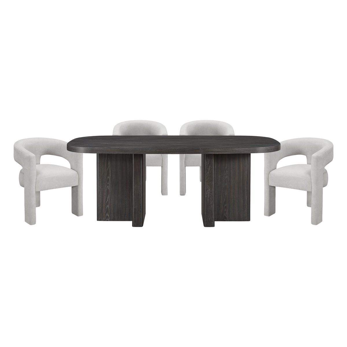 Thea Gray Side Chair, Set of 2 from Homelegance - Luna Furniture