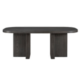 Marais Ebony 82" Dining Table from Homelegance - Luna Furniture