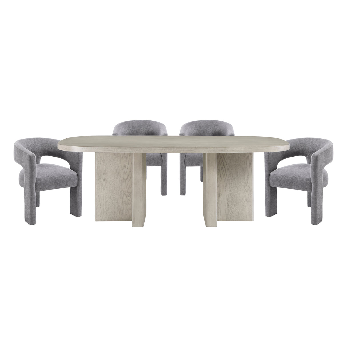 Marais Light Gray Dining Table from Homelegance - Luna Furniture