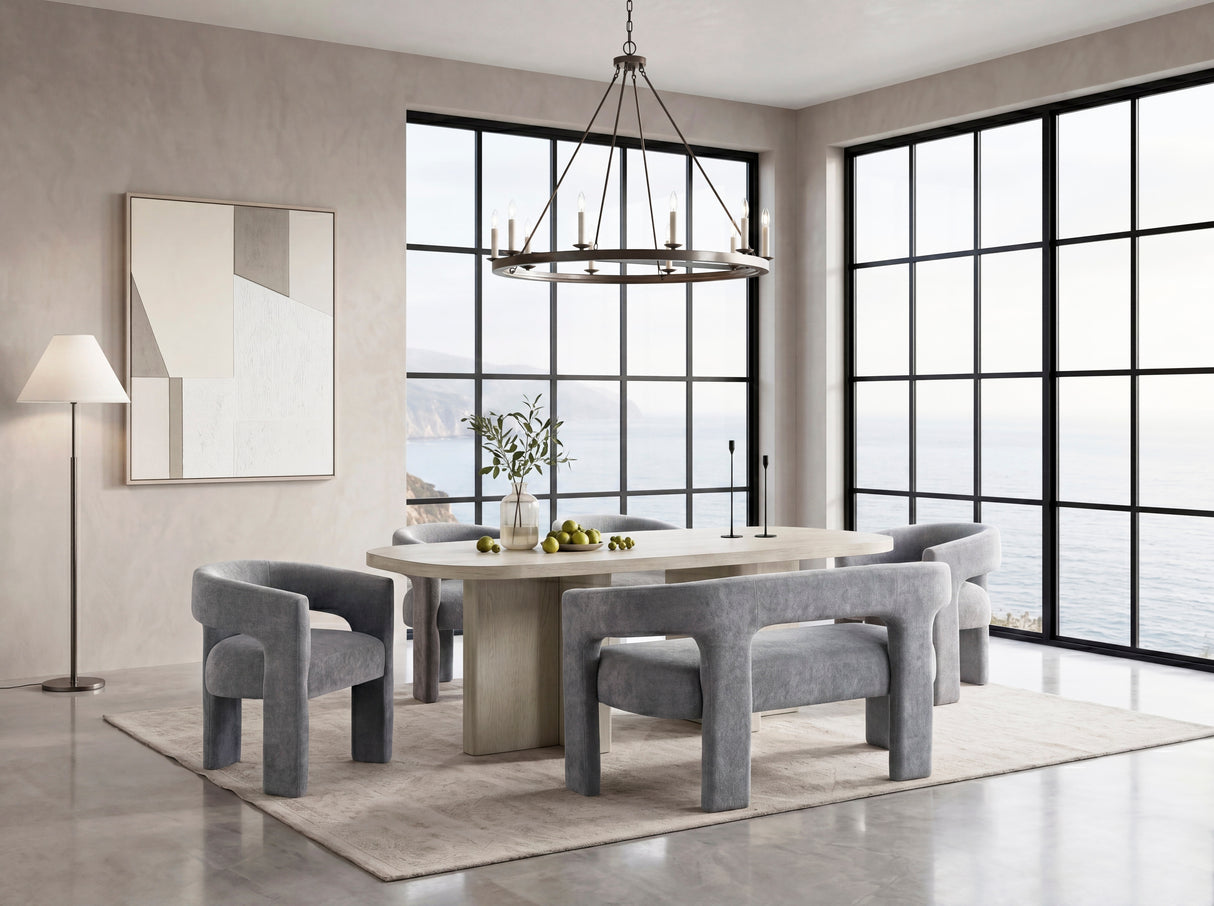 Marais Light Gray Dining Table from Homelegance - Luna Furniture