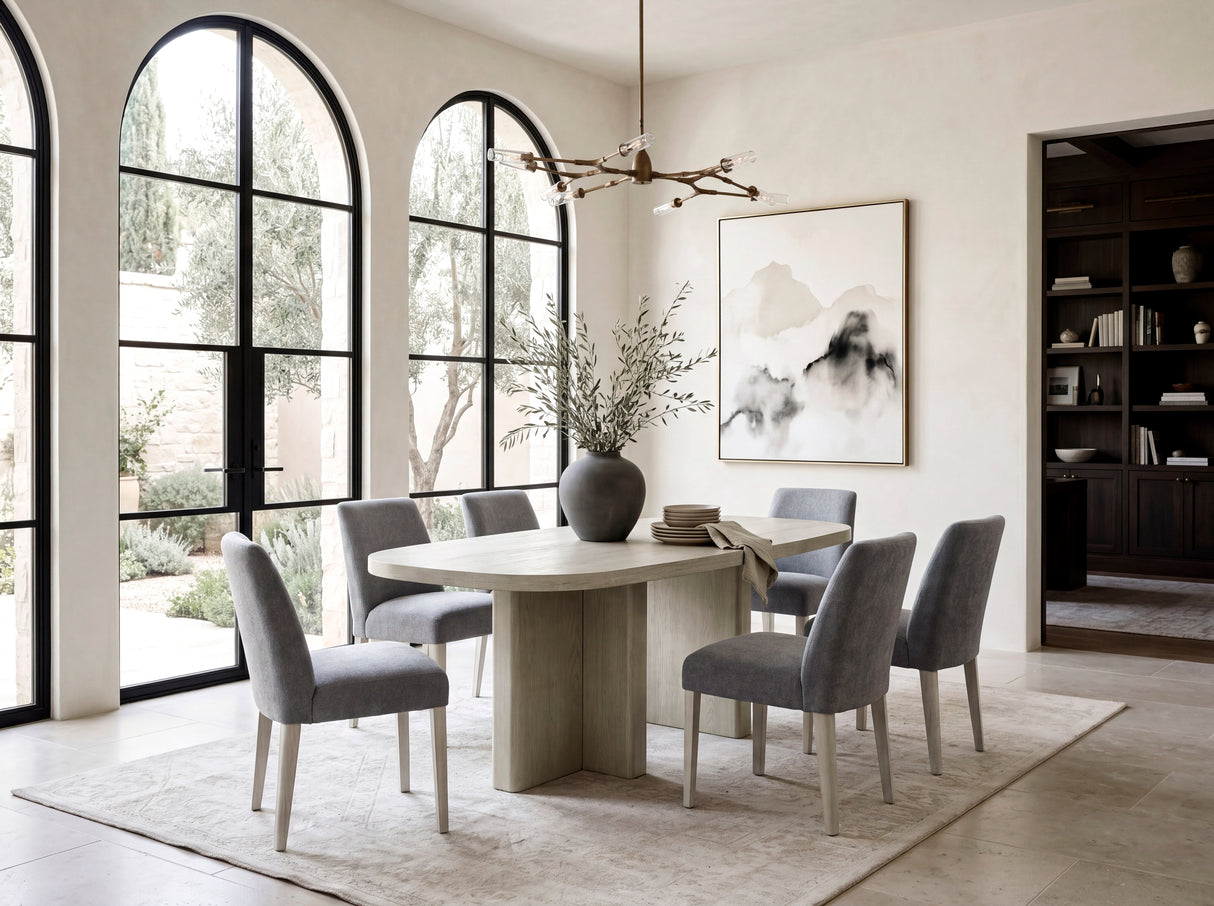 Marais Light Gray Dining Table from Homelegance - Luna Furniture