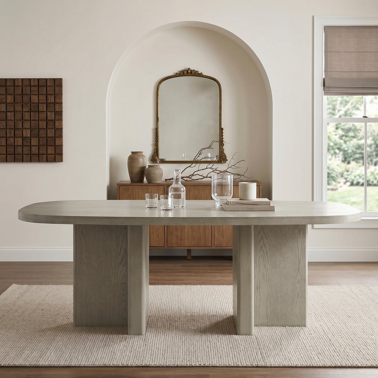 Marais Light Gray Dining Table