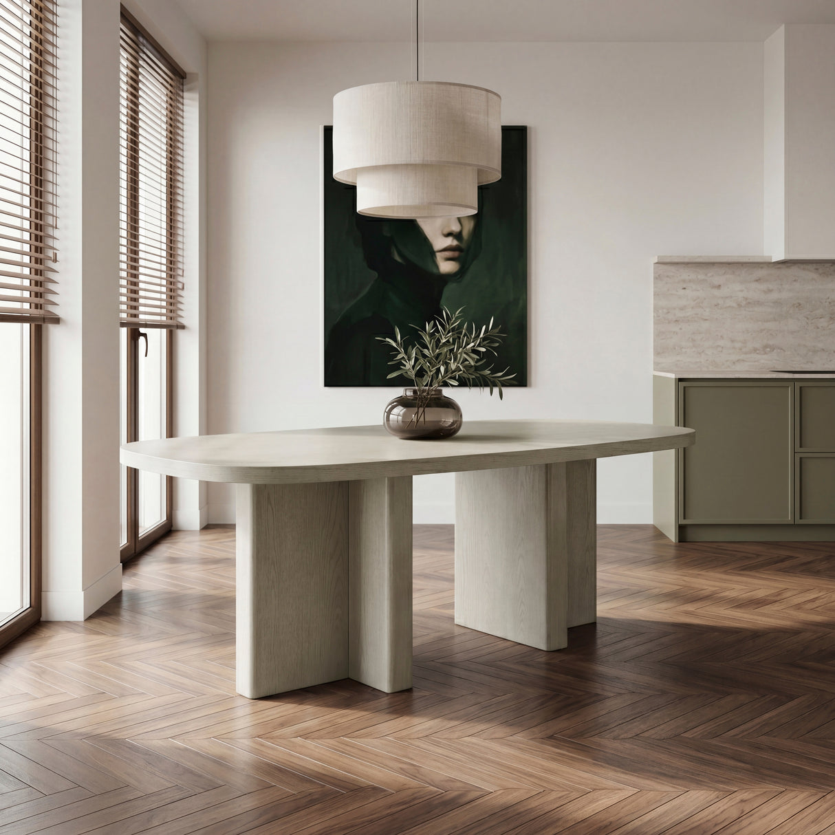Marais Light Gray Dining Table from Homelegance - Luna Furniture