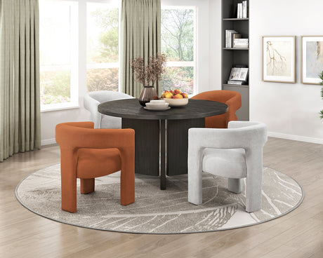 Marais Ebony 54" Round Dining Table from Homelegance - Luna Furniture