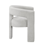 Marais Ebony/Light Gray Boucle 5-Piece 82" Dining Set from Homelegance - Luna Furniture