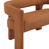 Marais Ebony/Orange Boucle 6-Piece 82" Dining Set from Homelegance - Luna Furniture