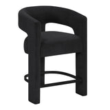 6054BK-24 CNTR HEIGHT STOOL, BLACK, 1PC/CTN from Homelegance - Luna Furniture