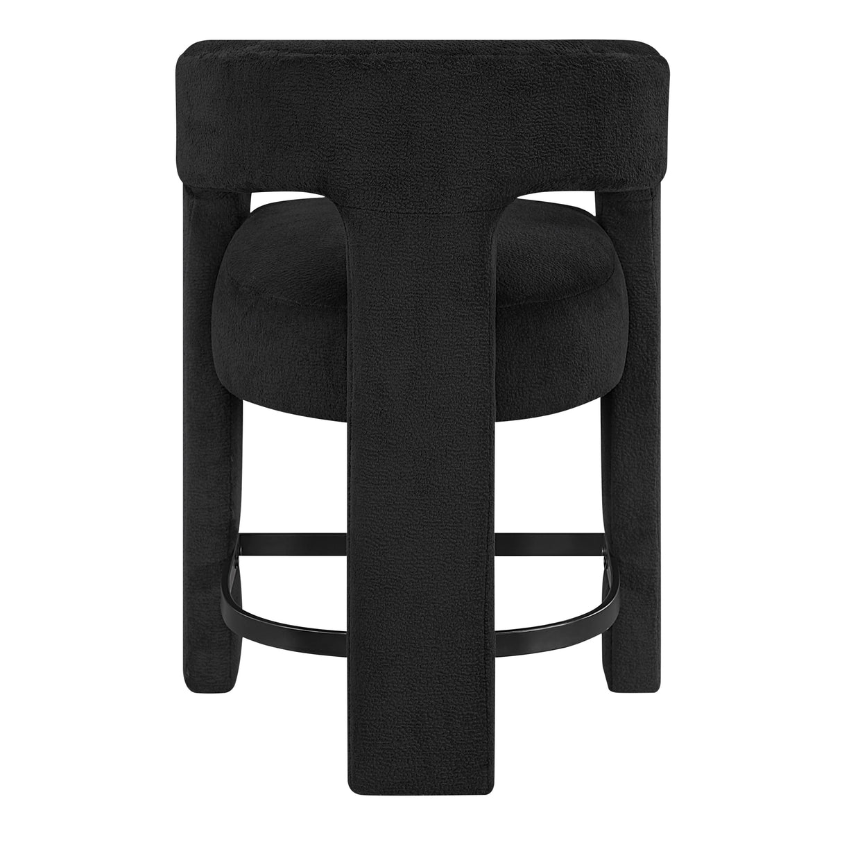 6054BK-24 CNTR HEIGHT STOOL, BLACK, 1PC/CTN from Homelegance - Luna Furniture