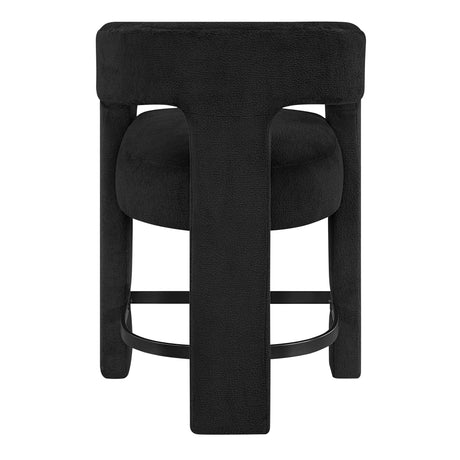 6054BK-24 CNTR HEIGHT STOOL, BLACK, 1PC/CTN from Homelegance - Luna Furniture