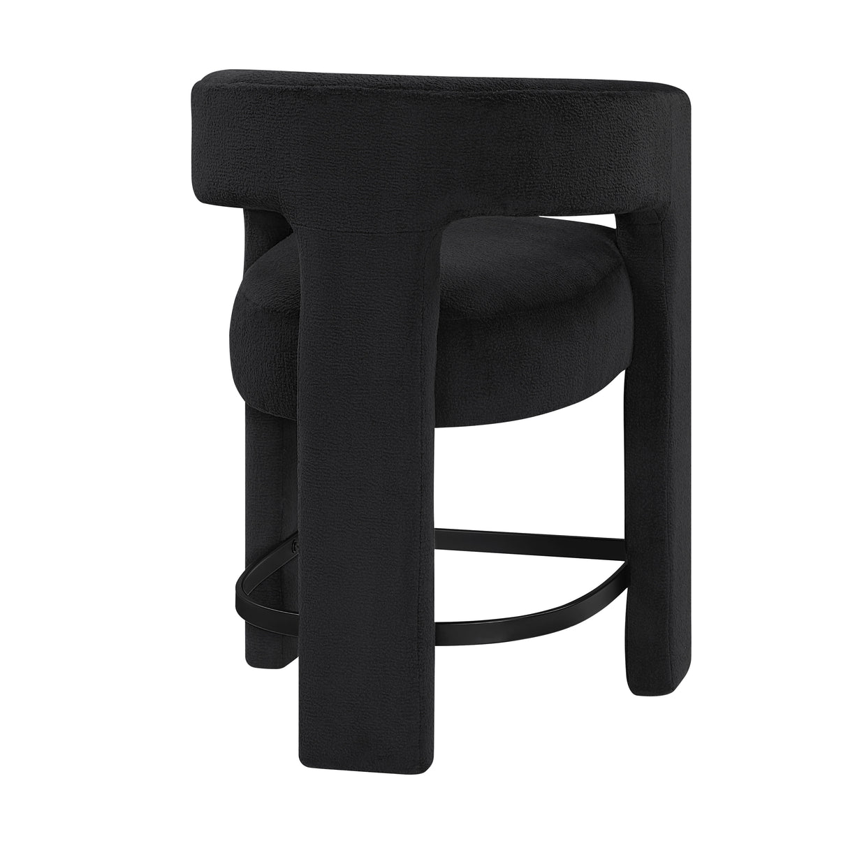6054BK-24 CNTR HEIGHT STOOL, BLACK, 1PC/CTN from Homelegance - Luna Furniture