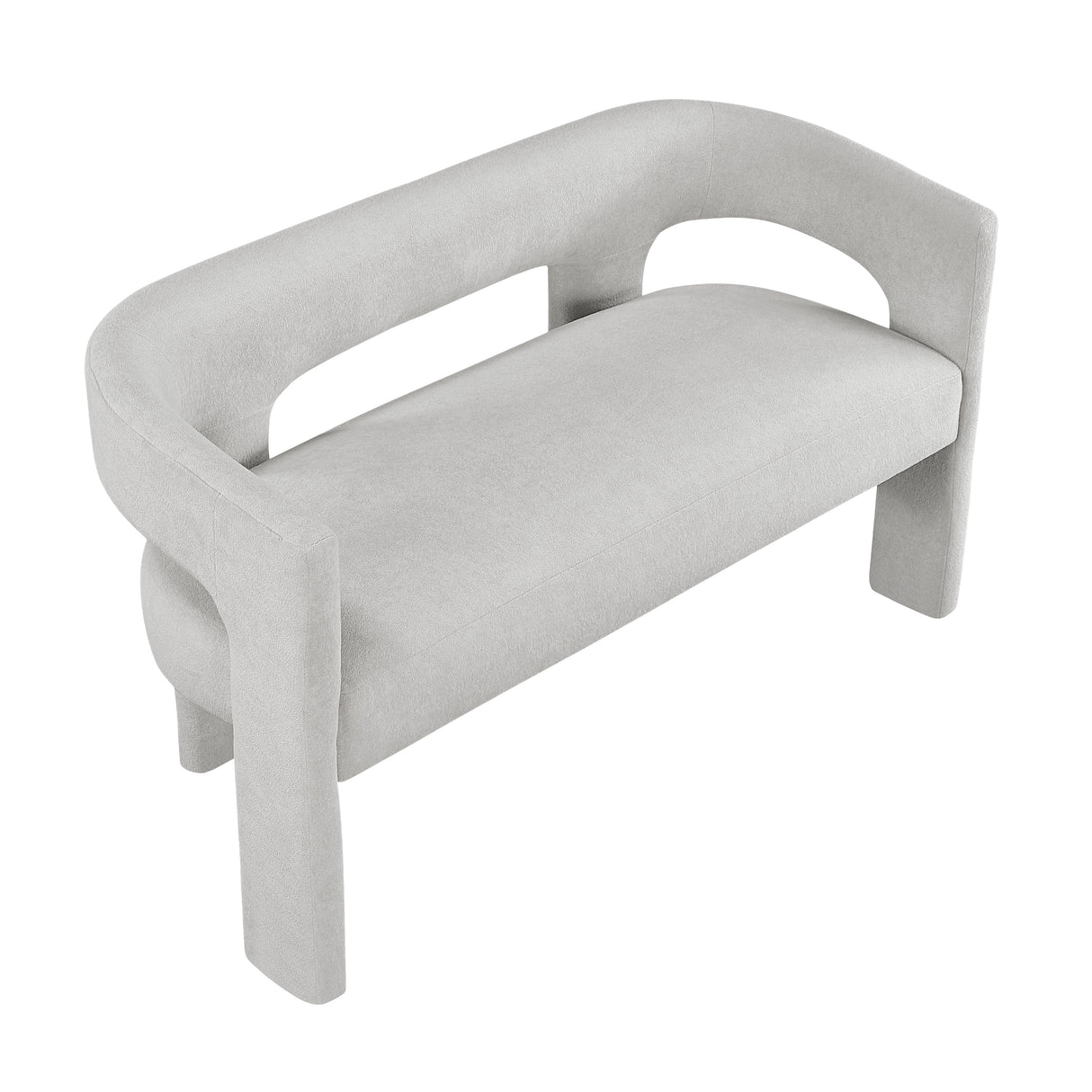 Marais Light Gray Bench from Homelegance - Luna Furniture