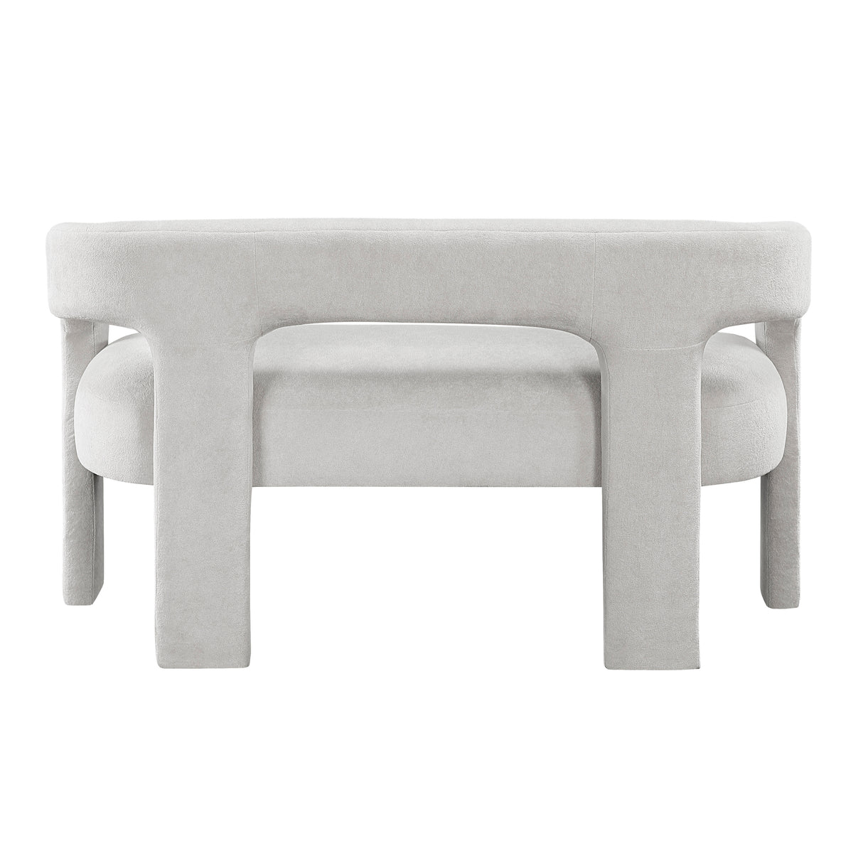 Marais Light Gray Bench from Homelegance - Luna Furniture